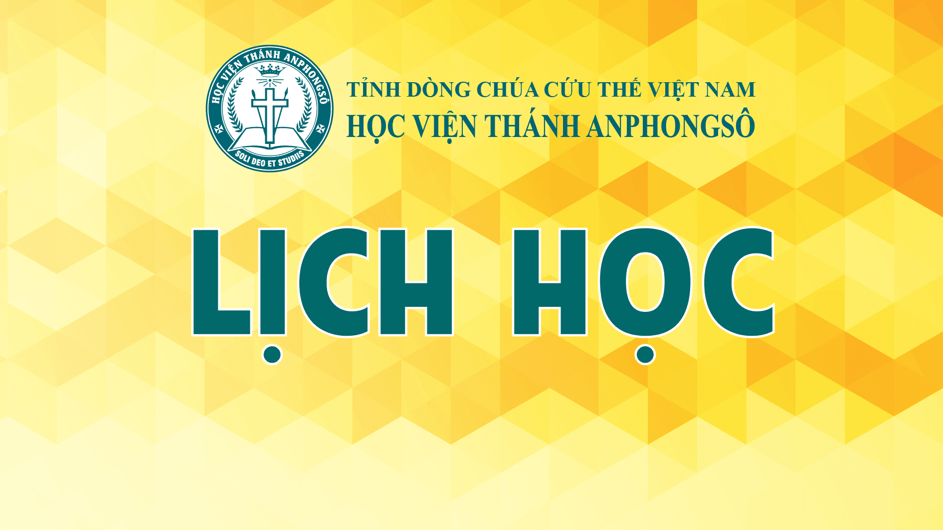 Lịch học tuần 16 & 17 - HK II (2025-2026)