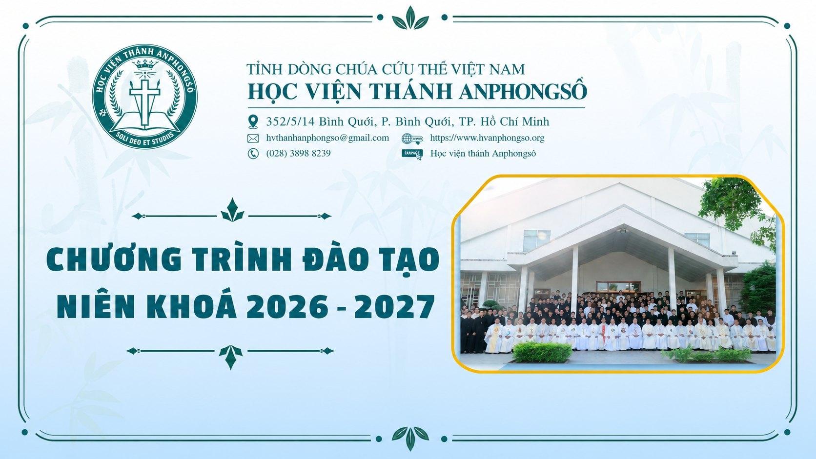Chương trình đào tạo năm học 2026-2027